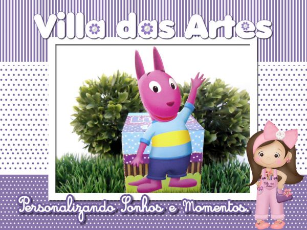 Caixa em formato de Backyardigans